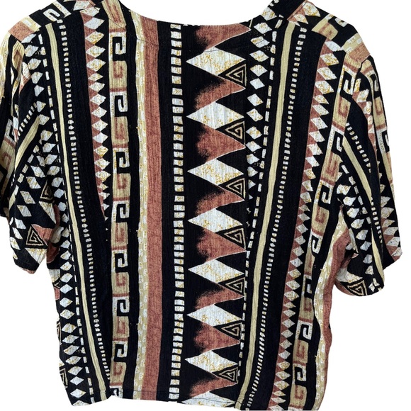 Tribal button down top - Picture 5 of 7